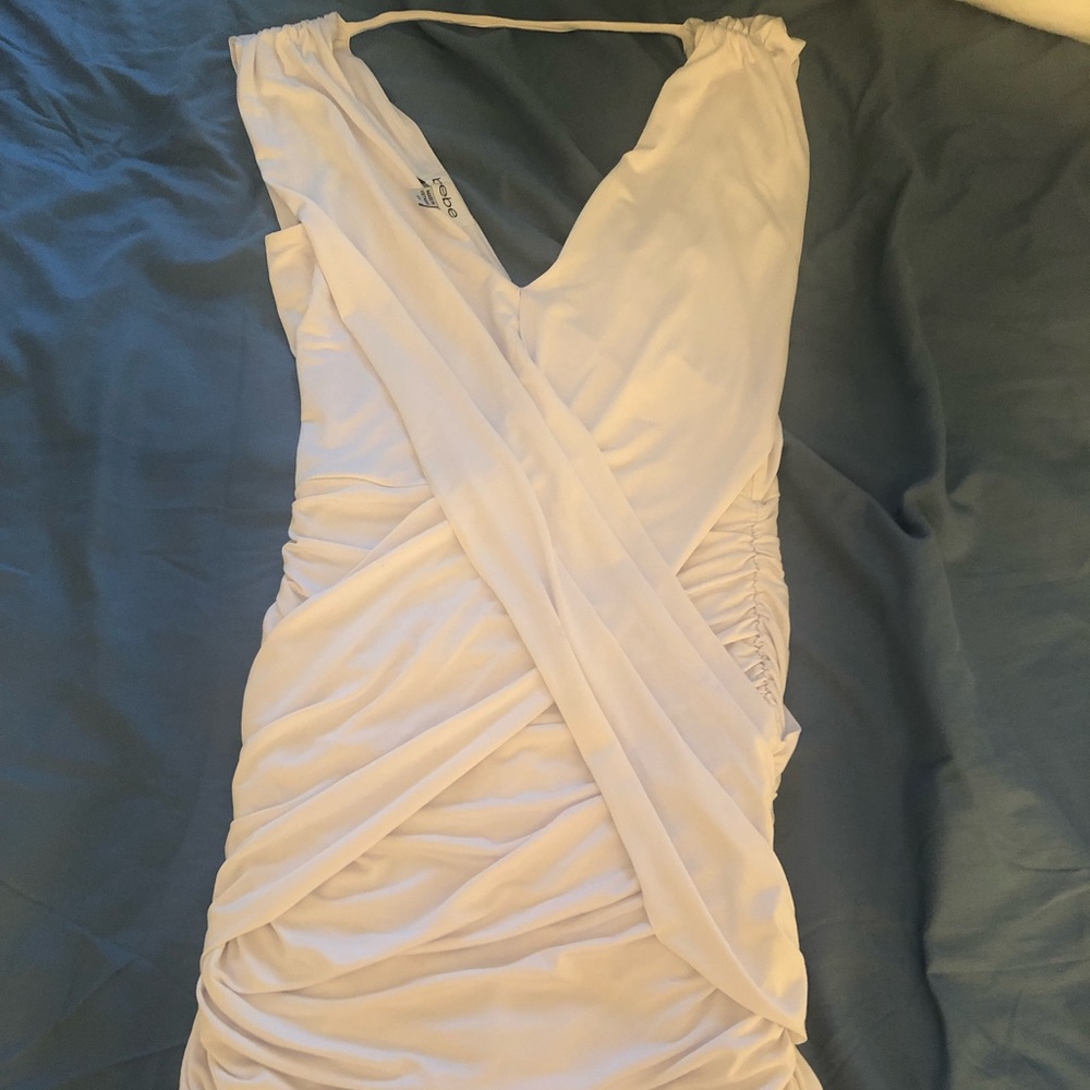 Bebe white dress